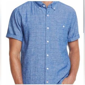 Weatherproof Vintage Men's Short Sleeve Woven Shirt XXL